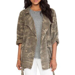 Revolve Current Elliott The Infantry Jacket Size 0 XS Oversized In Army Camo